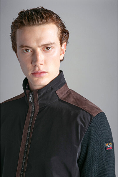 PAUL&SHARK MEN'S ZIPPED PULLOVER C.WWOOL