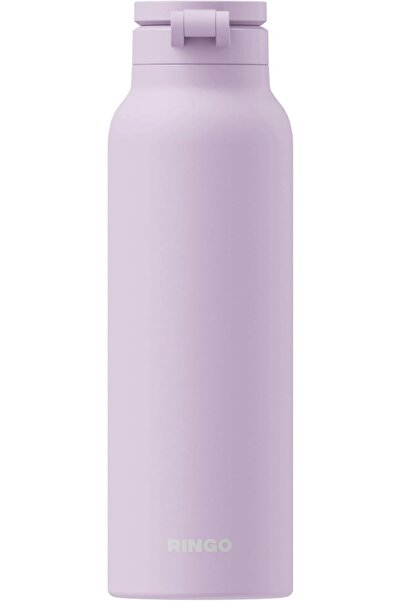 Ringo PRO 24oz (710ml) Stainless Steel Water Bottle w/ Sip Straw & Magnetic Phone Mount - Lilac