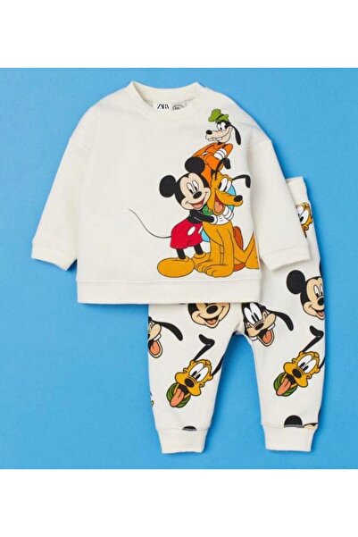 DONDİNİ KİDS Ekru Erkek Çocuk İkili Takım