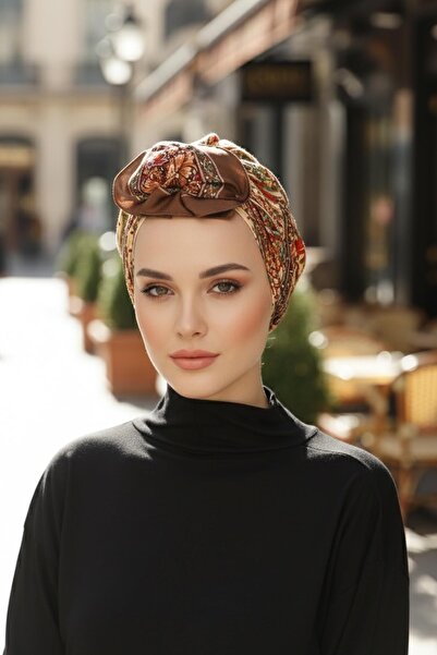 Aisha's Design Μπορεί να συνδεθεί από πίσω, μοτίβο τουρμπάν με καπέλο, DB-203