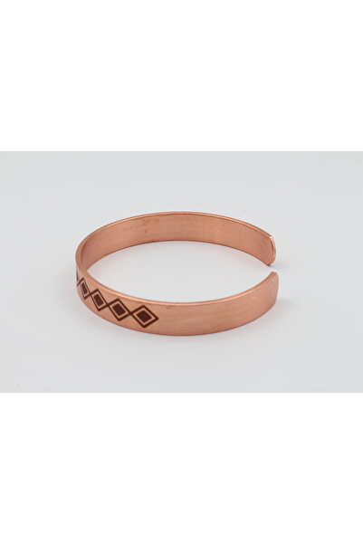 ANTEPSEPETİ Copper Patterned Bracelet