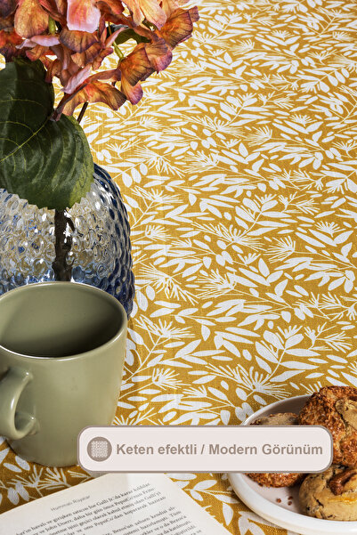 Elart Siena Masa Örtüsü Digital Baskılı (160x220 cm) Sarı