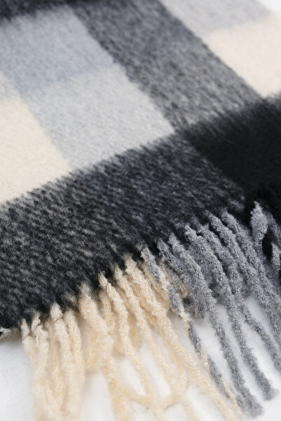 Addax Kare Desenli Şal13