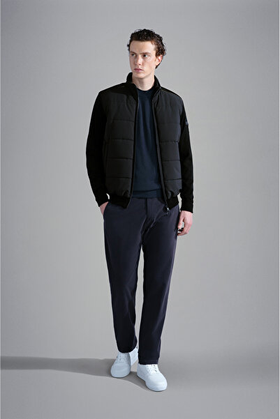 PAUL&SHARK MEN'S ZIPPED PULLOVER C.WWOOL