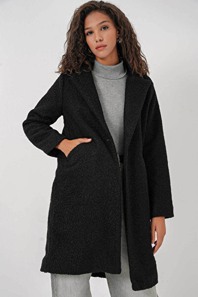 Bigdart Black Women's Coat 9082