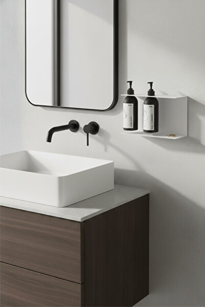 Grandmix Banyo & Mutfak Metal Sıvı Sabunluk Düzenleyici Raf