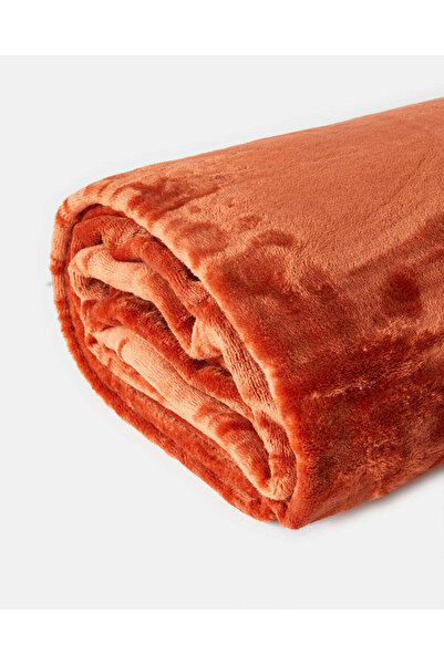 REDTAG Brown Ultra Soft Blanket (Double Size)