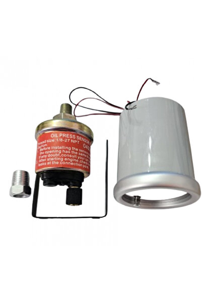 OEM Manometru presiune ulei cu lumina 12V, 52 MM, OGLINDA