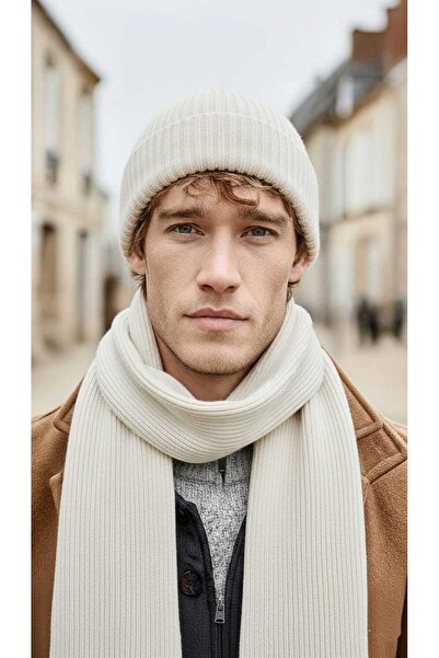 LAGRANZE Urban Wool Scarf Beanie Set Unisex