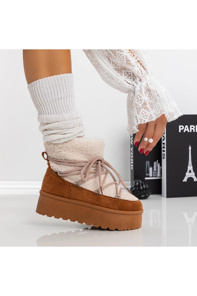 mei Γυναικείες Μπότες UG 3AGZ107 Καφέ