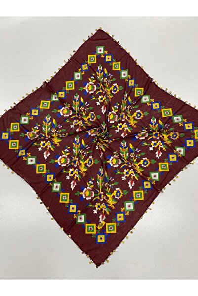 MODA Tokat Pullu Yazma Eşarp Şal