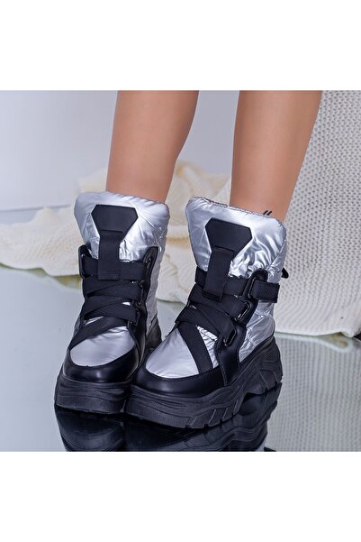 mei Γυναικείες Μπότες YKQ253 Ασημί