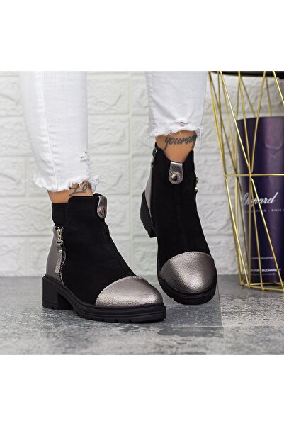 mei Women's Boots 2BQ11 Guncolor-Black