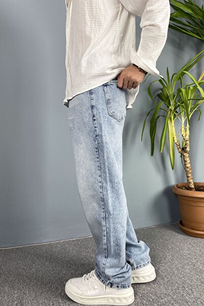 Alışveriş Sokağı Washed Jeans Regular Fit