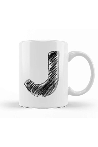 dekado كوب بورسلين بحرف J