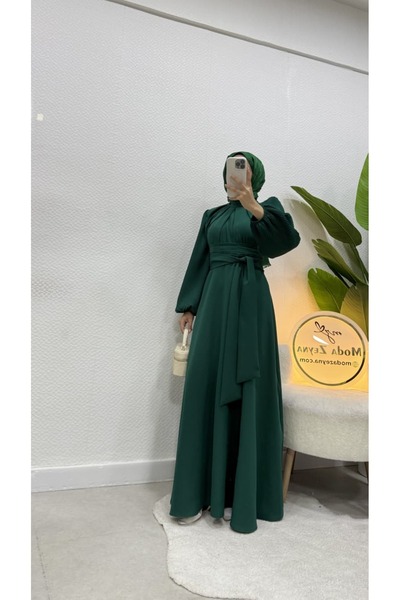 moda zeynaa Luna Tesetür Elbise