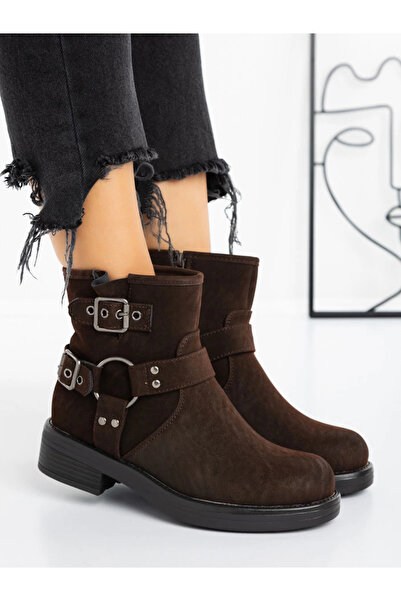 Bottega Γυναικείες Μπότες A796 Καφέ