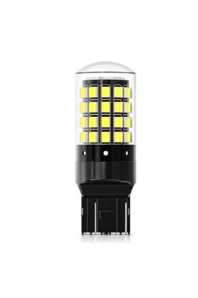 BZRSH LED Car Bulb T20, 54 LED, compatible with Duster, Logan 2, Sandero 2, cool white 6000K,