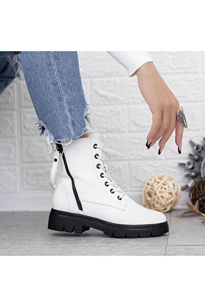 mei Women's Boots 2MX506 Black-White