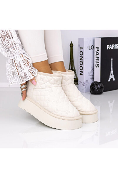 mei UG Women's Boots 3AL13 Beige