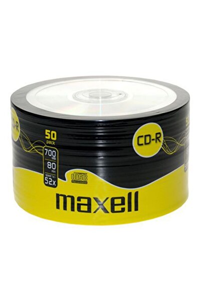 Maxell Carcasă CD-R 700MB 52X, pachet de 50