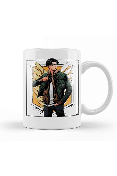 dekado Levi Ackerman Fanart Mug Cup Porcelain