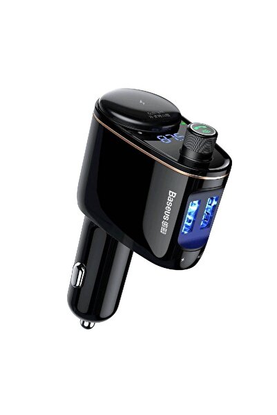Baseus Transmitator Auto Bluetooth, Incarcator Masina - (CCHC000001) - Black