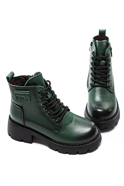 advancer Γυναικείες μπότες από γνήσιο δέρμα 8099 Πράσινο