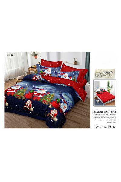 FIONNA.RO Fine Cotton Underwear With Elastic Christmas - Santa Claus