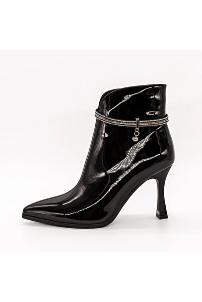 advancer Γυναικεία μποτάκια με λεπτό τακούνι K23-93Q μαύρα