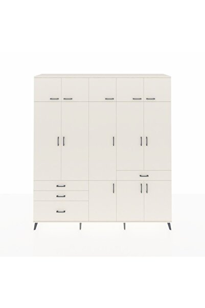 Dienni Hyperion Dolap 8 Raflı 4 Çekmeceli 3 Askılı 220x44x243 Aytaşı-Aytaşı/A...
