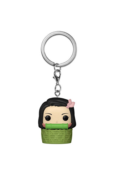 Funko رسوم متحركة بوب!: قاتلة الشياطين نيزوكو في سلسلة مفاتيح السلة
