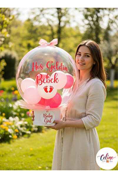 celinegiftbox Hoş Geldin Bebek Mesajlı Hediye Kutusu Yenidoğan Bebek Hastane ...