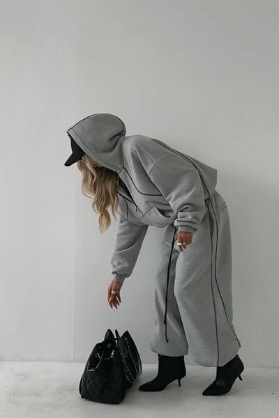 Fashiontayt 3-Ply Fabric with Inner Fleece Relexed Suit