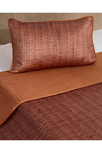 REDTAG Orange Velvet Quilt (Single Size)