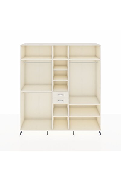 Dienni Hyperion Dolap 10 Raflı 2 Çekmeceli 3 Askılı 220x44x243 Aytaşı-Aytaşı/...