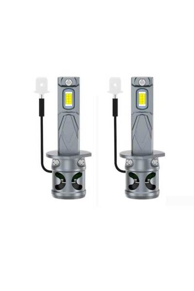 BZRSH Set de 2 becuri auto LED cu mini ventilator H1, CANBUS, 120W, BZRSH, soclu H1, 12V, 6000K