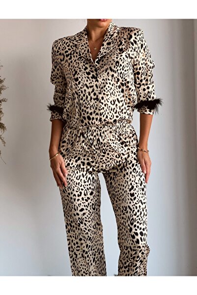 Elia Swimwear Satin Pajamas With Puff