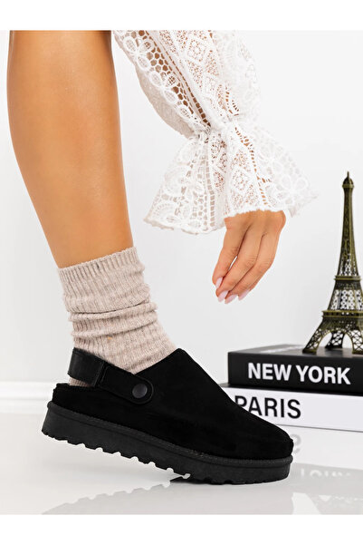 Givana Γυναικεία Τσόκαρα UG 24896 Μαύρα