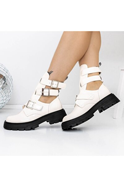 mei Women's Boots 3WL91 White