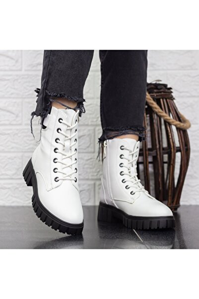 mei Women's Boots 2MX376 Black-White