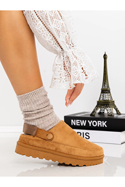 Givana Γυναικεία Τσόκαρα UG 24896 Ανοιχτό Καφέ