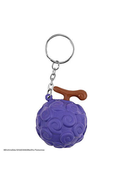 CINEREPLICA سلسلة مفاتيح على شكل فاكهة إسفنجية على شكل علكة