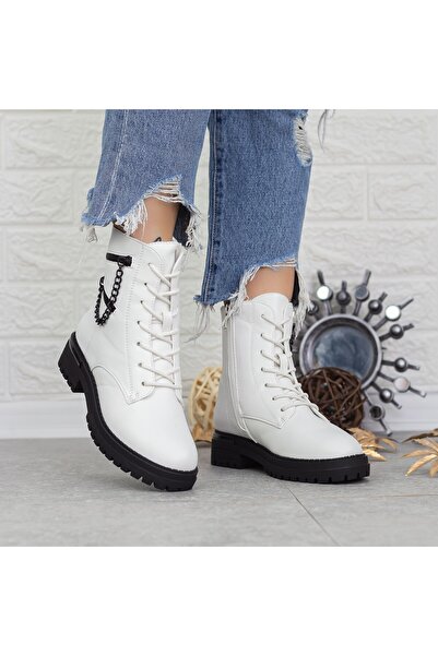 mei Women's Boots 2MX507 Black-White