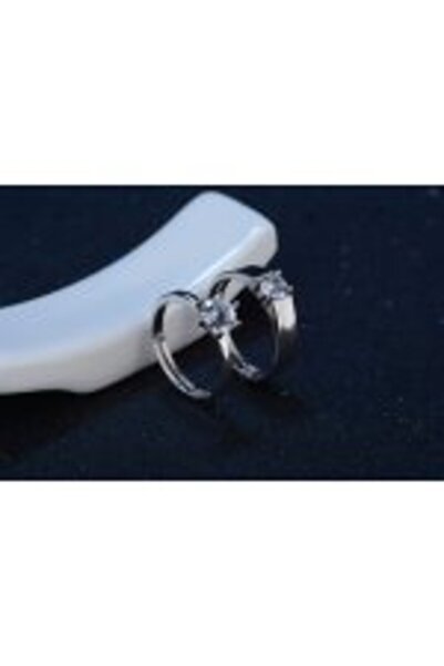 OEM Eternity Zirconium Engagement Ring Set – Adjustable, S925 Silver Plated with Cubic Zirconia