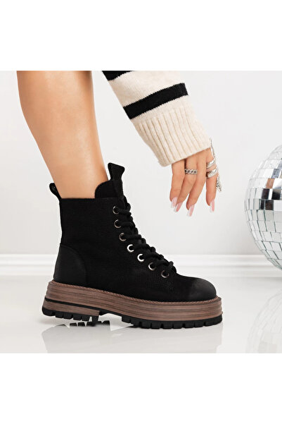 mei Γυναικείες Μπότες LF80586-2 Μαύρες