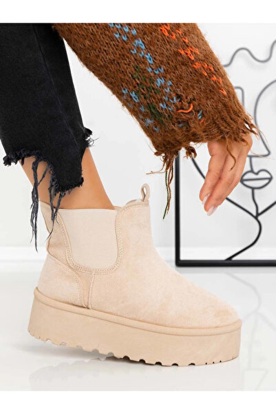 MİASHOES Γυναικείες Μπότες UG B-507 Μπεζ
