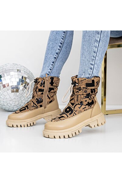 mei Women's Boots 3LT2 Peach