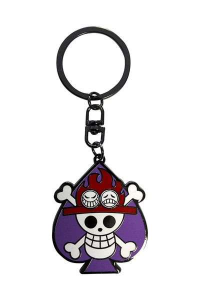 ABYstyle One Piece Skull Ace Metal keychain