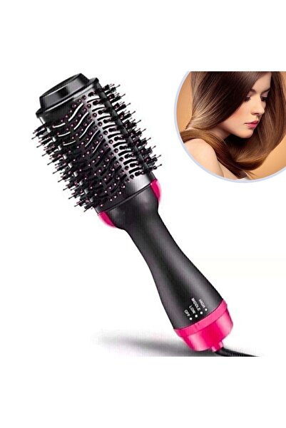 teknotrust Πιστολάκι μαλλιών ισιωτικό μαλλιών Βούρτσα μασάζ με εφέ Turbo 1600watt Βούρτσα χτένας Γρήγορης δράσης